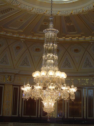 Osler chandelier from St George's Hall