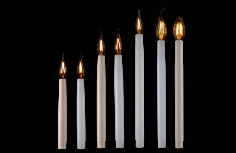 Cream and White candles