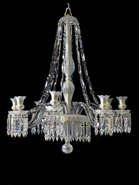 Antique 8 light Victorian chandelier