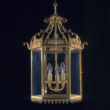 Decorative hexagonal lantern (K16) 