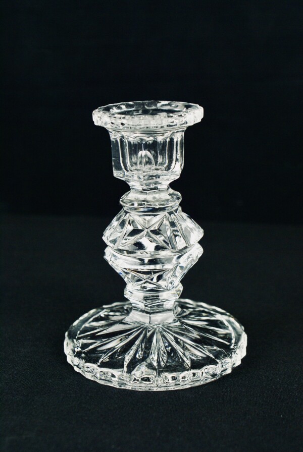 Small Cut Crystal Candleholder - Image 2