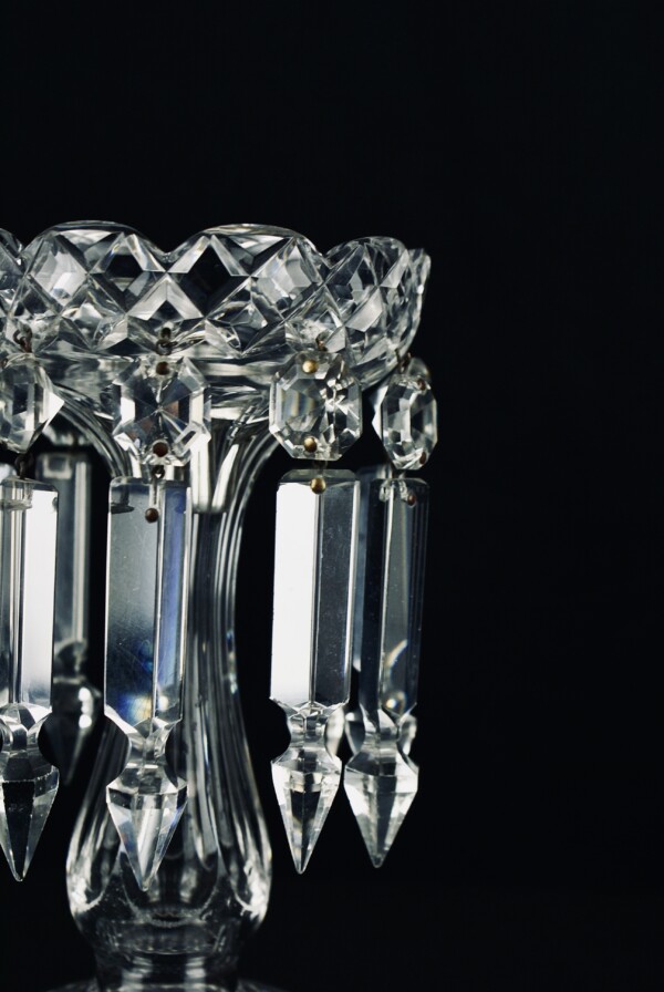 Cut Crystal Candleholder - Image 2
